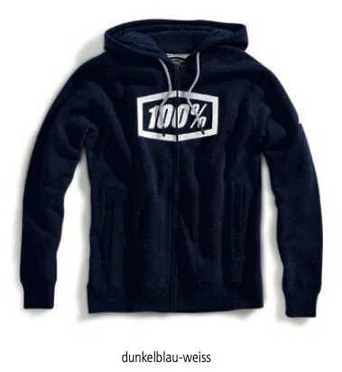 100 % Hoody Syndicate Navy/weiss