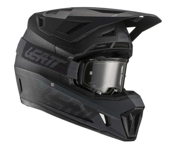 Leatt Helm inkl. Brille 7,5 V21,1 schwarz