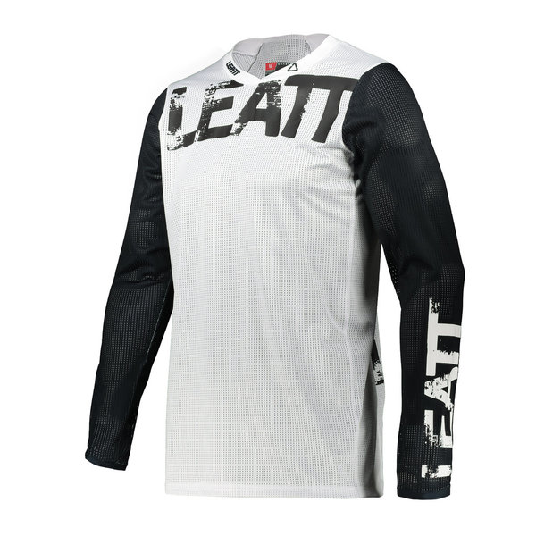 Leatt Jersey 4.5 X-Flow weiss-schwarz
