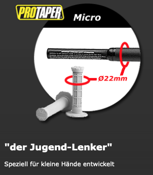 PRO TAPER Micro Lenker KIT Schoolboy LOW flach