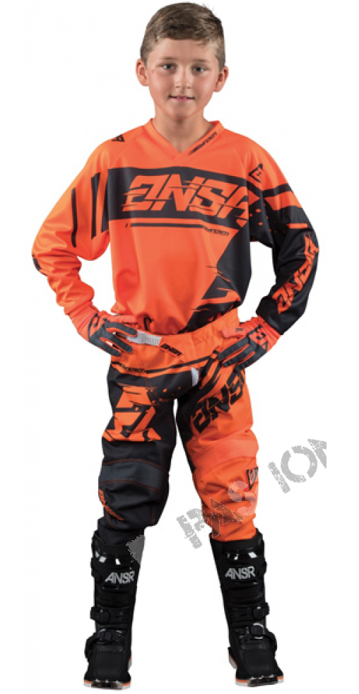 ANSWER 2018 Syncron Kinder Motocross Hose Orange/Grau