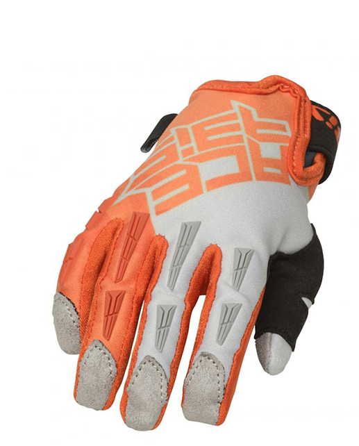 ACERBIS MX X-K Motocross Kinder Handschuhe Orange/Grau