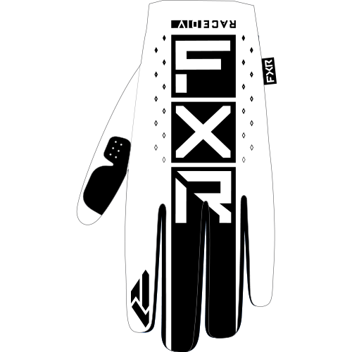 FXR PRO-FIT AIR LE MX GLOVE 22 WHITE/BLACK limited
