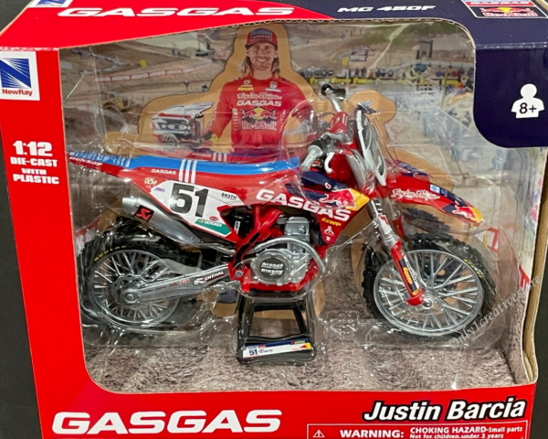 1:12 Red Bull GasGas MC 450F Justin Barcia #51 Dirt Bike